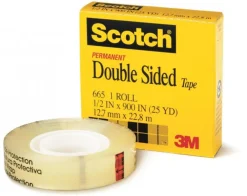 Scotch Taśma biurowa dwustronna - - transparentna 12 mm x 22,8 m