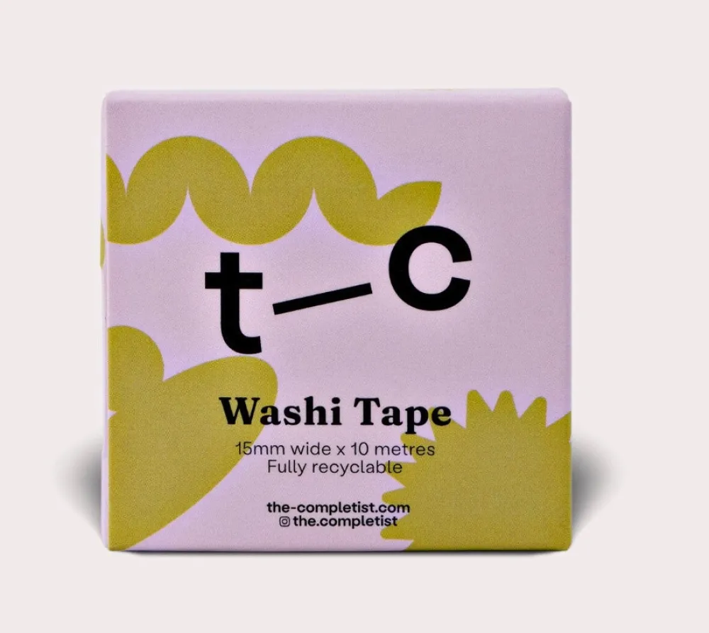 The Completist. Taśma papierowa washi Damson - - 15 mm x 10 m