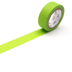 MT Masking Tape Taśma papierowa washi - - Matte Yellow Green 7 m