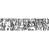 MT Masking Tape Taśma papierowa washi - - Cup of Therapy Animals, 7 m