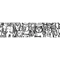 MT Masking Tape Taśma papierowa washi - - Cup of Therapy Animals, 7 m