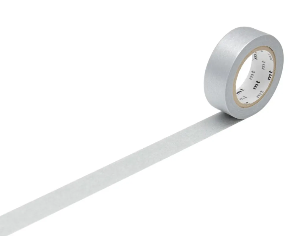 MT Masking Tape Taśma papierowa washi - - Silver, 7 m