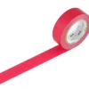 MT Masking Tape Taśma papierowa washi - - Red, 7 m