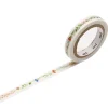 MT Masking Tape Taśma papierowa washi - - Flower Line, 7 m > Dodatki Dekoracyjne
