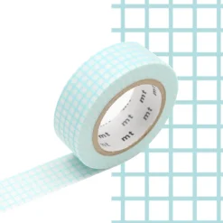 MT Masking Tape Taśma papierowa washi - - Hougan Mint Blue, 7 m