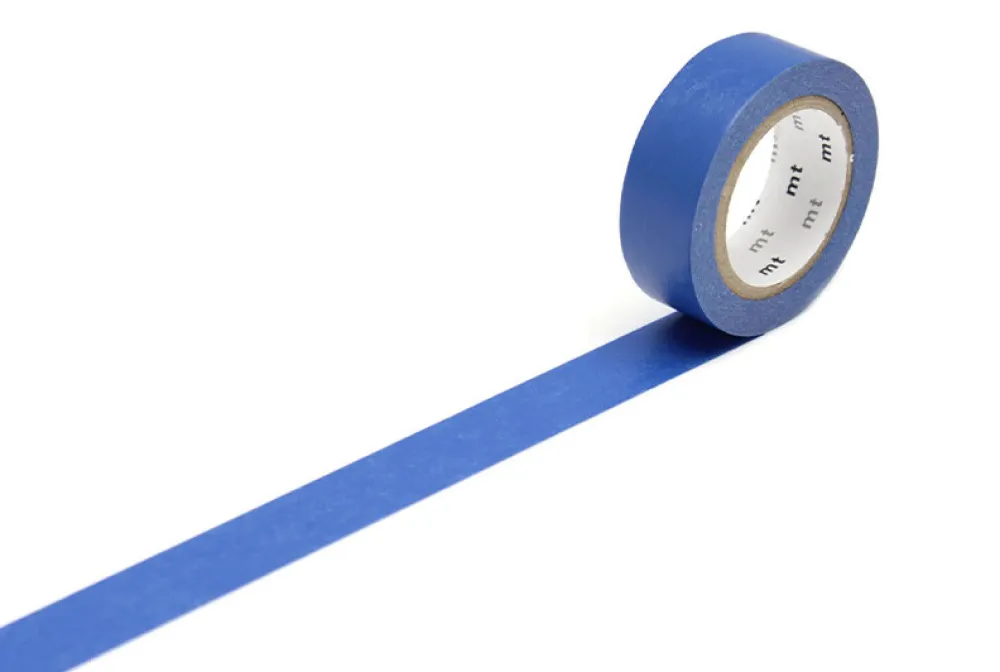 MT Masking Tape Taśma papierowa washi - - Bleu Nuit Ruri, 7 m