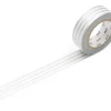 MT Masking Tape Taśma papierowa washi - - Border Silver, 7 m