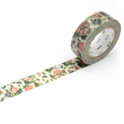 MT Masking Tape Taśma papierowa washi - - Mini Flower Botanical Art, 10 m > Dodatki Dekoracyjne