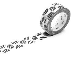 MT Masking Tape Taśma papierowa washi - - Hibiscus Navy Blue 7 m > Dodatki Dekoracyjne