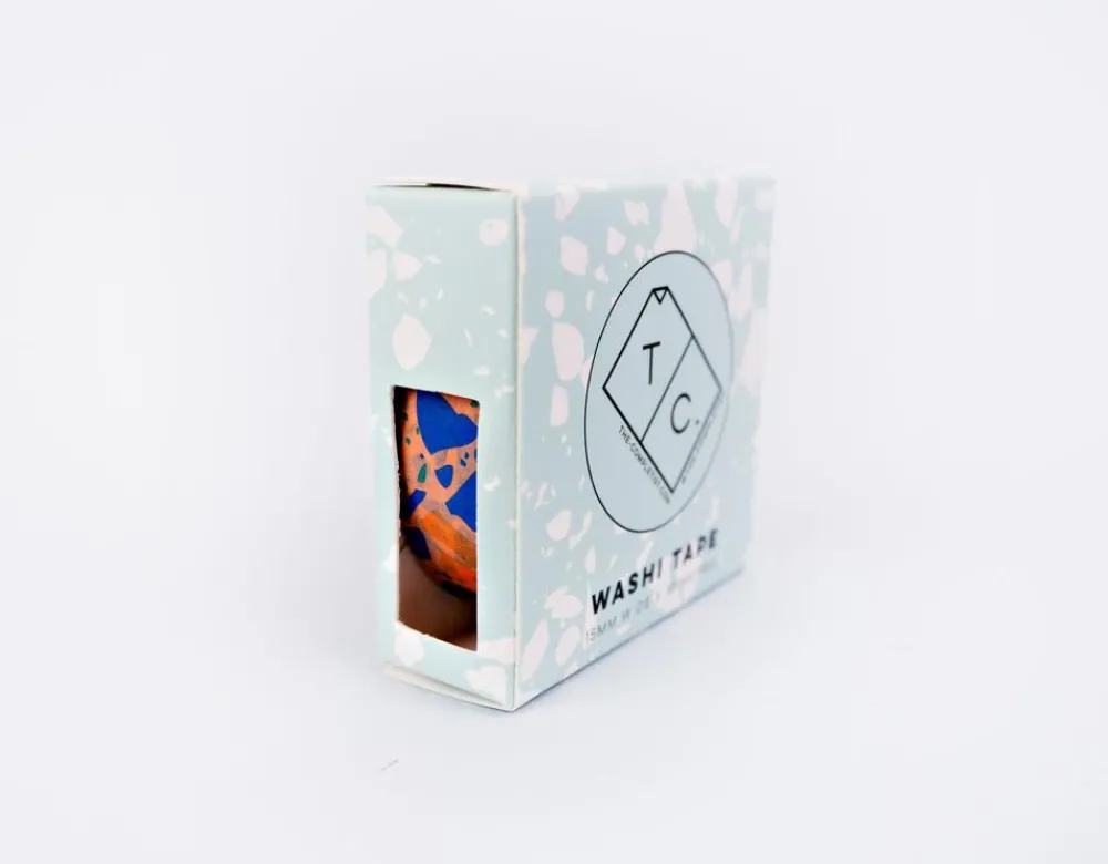 The Completist. Taśma papierowa washi Peach Terazzo -