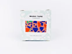 The Completist. Taśma papierowa washi Peach Terazzo -