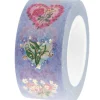 Rico Design Taśma washi Hearts - Paper Poetry - 20 mm x 50 m
