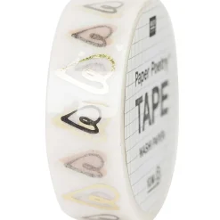 Rico Design Taśma washi, Serca - Paper Poetry - 15 mm x 10 m