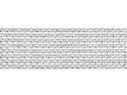 PartyDeco Taśma z cyrkoniami - srebrne, 4 cm x 9 m ><noscript><img width=