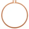 Rico Design Tamborek do wyszywania, okrągły - - musztardowy, 22,8 cm