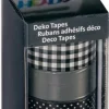 Heyda Tasiemki dekoracyjne, samoprzylepne - - czarne, 4 szt.