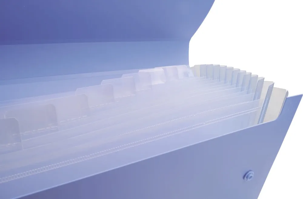Pentel Teczka harmonijkowa na dokumenty A4 - - niebieska > Akcesoria
