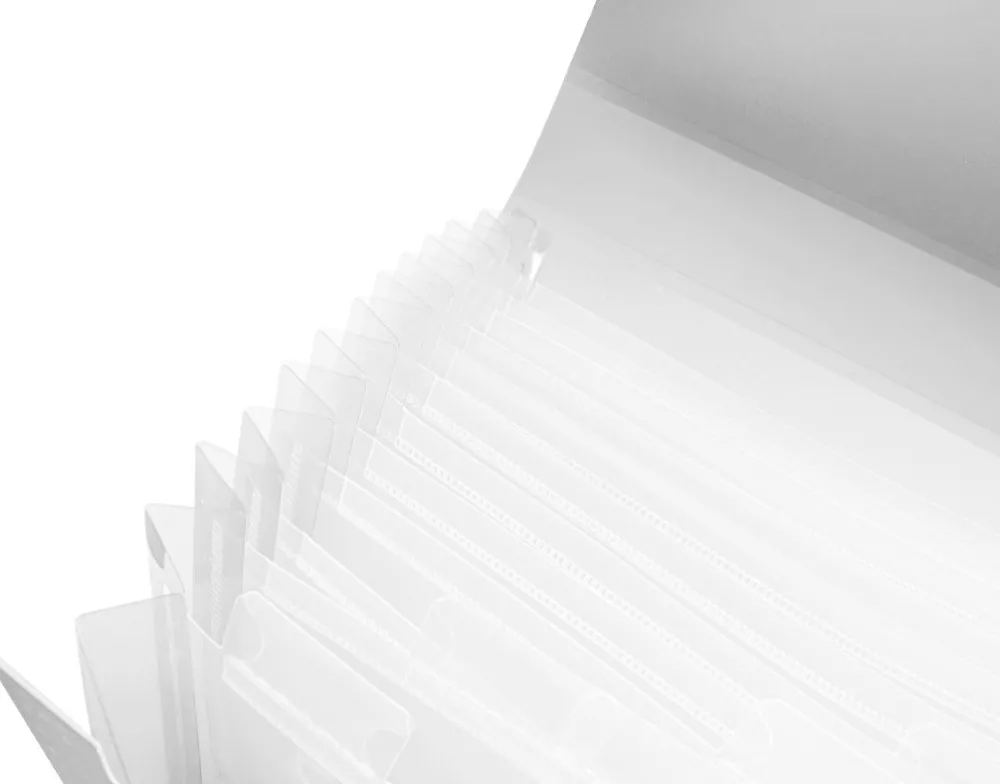 Pentel Teczka harmonijkowa na dokumenty - - transparentna, A4 > Akcesoria