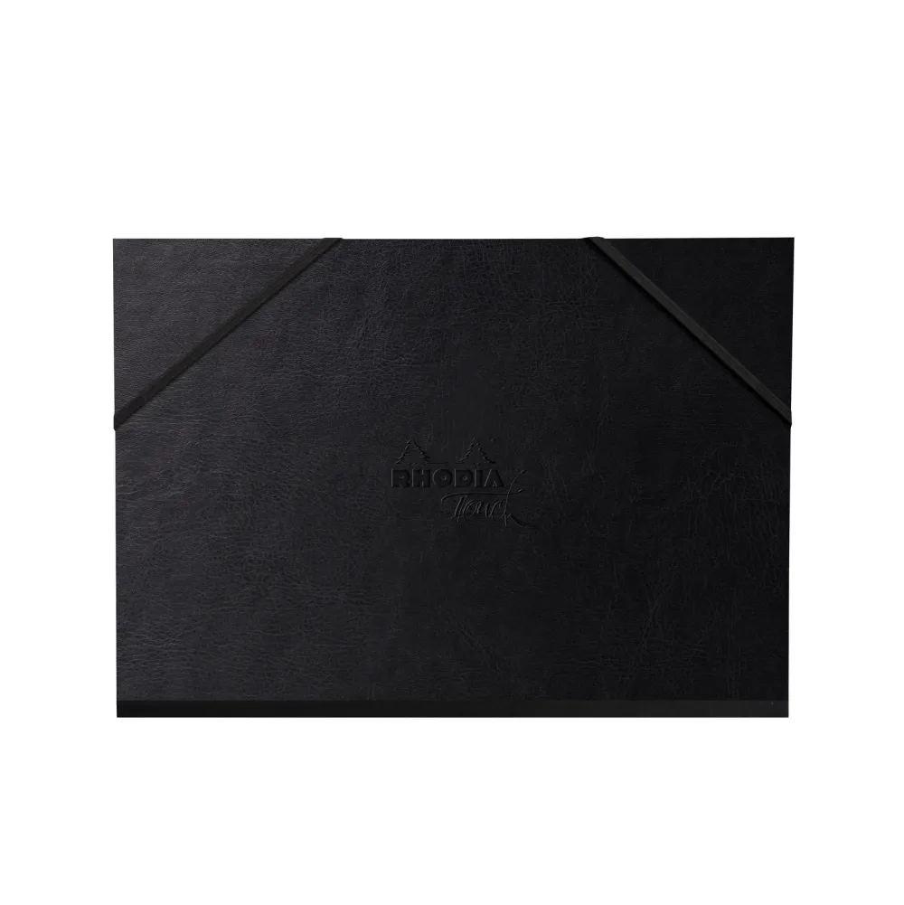 Rhodia Teczka skórzana na rysunki 32 x 45 cm - - Black