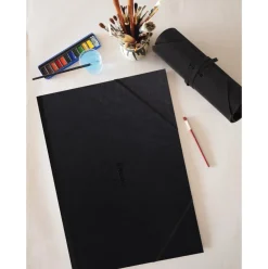 Rhodia Teczka skórzana na rysunki 32 x 45 cm - - Black