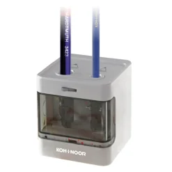 KOH-I-NOOR Temperówka elektryczna podwójna Cube - - szara