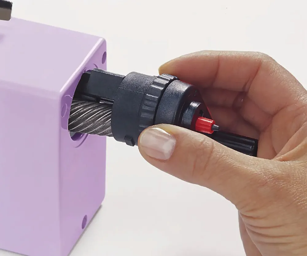 Dahle Temperówka na korbkę 155 8-12 mm - - Pretty Lilac