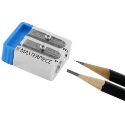 KUM Temperówka podwójna Masterpiece - - srebrna