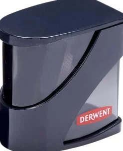 Derwent Temperówka podwójna z pojemnikiem - - czarna > Akcesoria