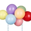 PartyDeco Topper balonowy na tort - kolorowy, 29 cm > Toppery Na Wypieki