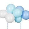 PartyDeco Topper balonowy na tort - niebieski, 29 cm > Toppery Na Wypieki