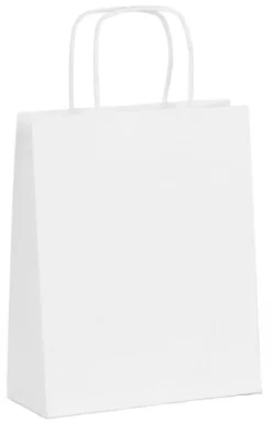 Simply Crafting Torba papierowa biała - 24 x 10 x 32 cm > Torby Papierowe