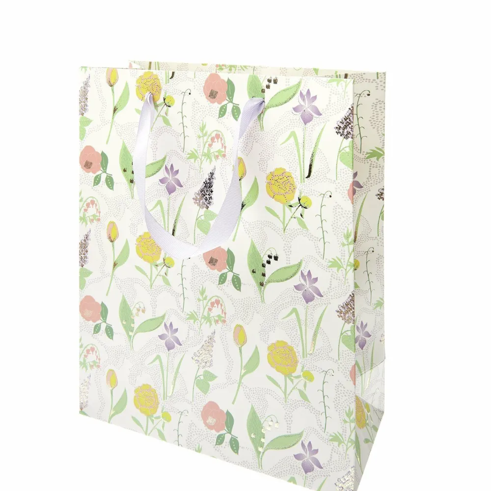 Rico Design Torba prezentowa Flower Meadow - - 26 x 32 x 12 cm