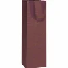 Stewo Torba prezentowa na wino Falcon - - bordowa 11 x 10,5 x 36 cm