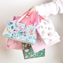 Rico Design Torba prezentowa Roses - - 12 x 18 x 10 cm > Torby Papierowe