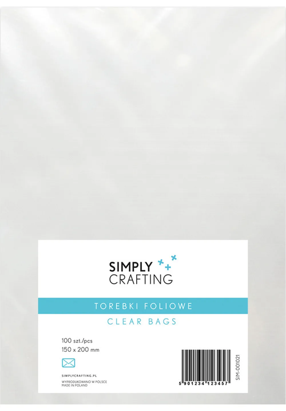 Simply Crafting Torebki, woreczki foliowe bez kleju - - 10 x 15 cm, 100 szt. > Celofan I Woreczki Celofanowe