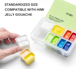 HIMI Travel Box do farb Twin Cup & Jelly Cup - - Apple Green ><noscript><img width=