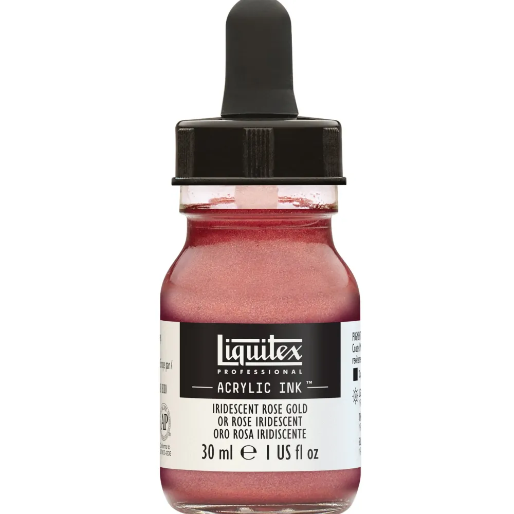 Liquitex Tusz akrylowy - - Iridescent Rose Gold, 30 ml > Farby Akrylowe