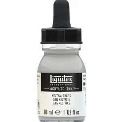 Liquitex Tusz akrylowy - - Neutral Grey 5, 30 ml > Farby Akrylowe