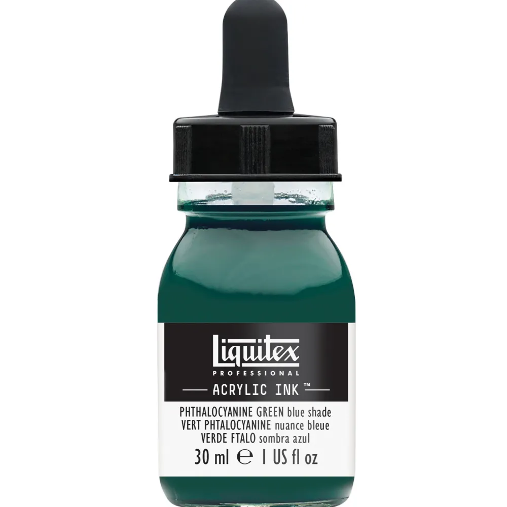 Liquitex Tusz akrylowy - - Phthalo Green Blue Shade, 30 ml > Farby Akrylowe