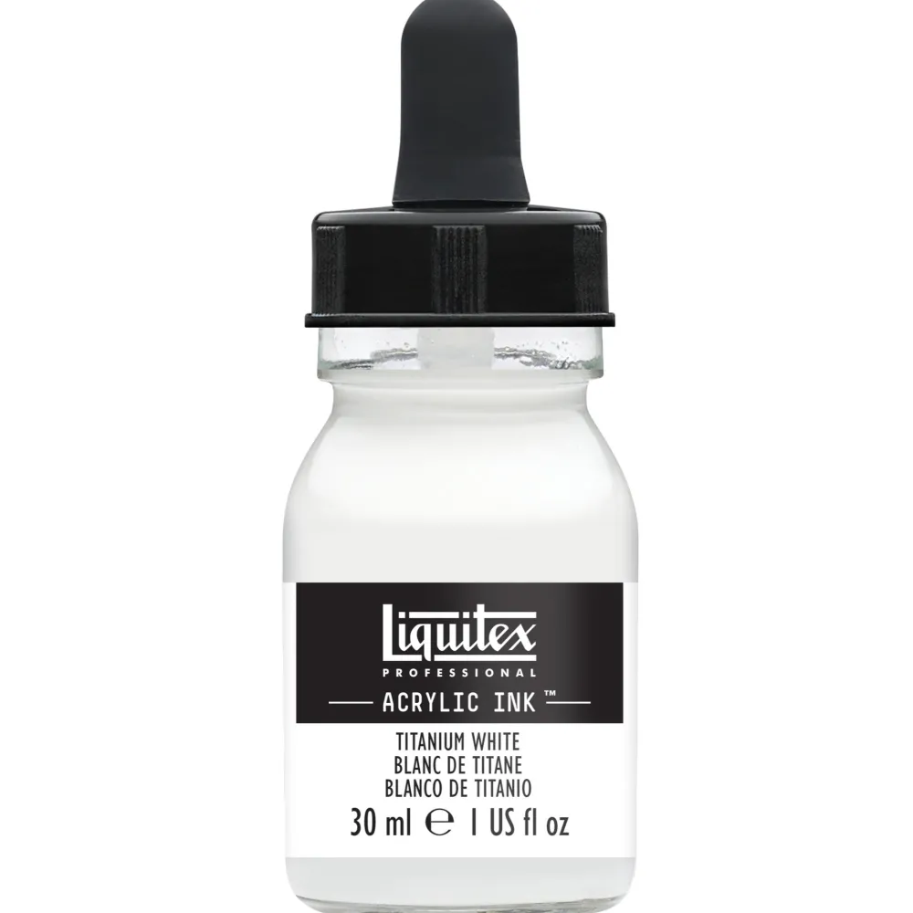 Liquitex Tusz akrylowy - - Titanium White, 30 ml > Farby Akrylowe