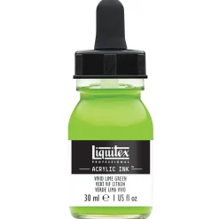 Liquitex Tusz akrylowy - - Vivid Lime Green, 30 ml