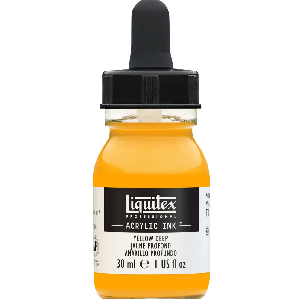 Liquitex Tusz akrylowy - - Yellow Deep, 30 ml > Farby Akrylowe