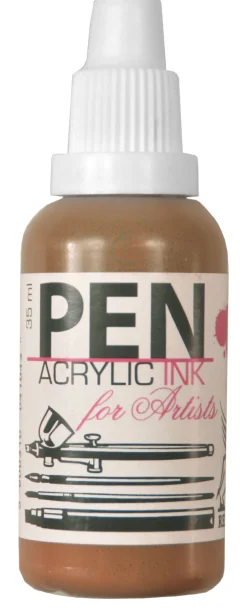 Renesans Tusz akrylowy - - brązowy, 35 ml > Farby Akrylowe