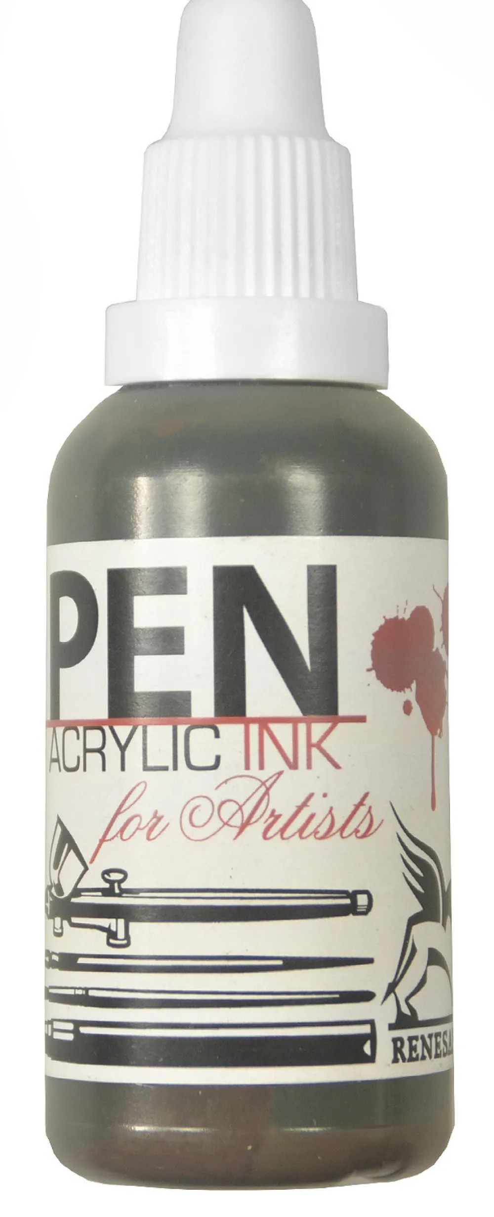 Renesans Tusz akrylowy - - kwaśna zieleń, 35 ml