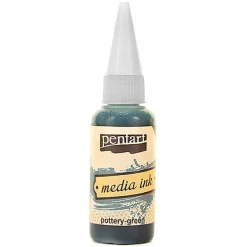 Pentart Tusz alkoholowy Media Ink - - Liść winogronowy, 20 ml > Tusze I Stemple