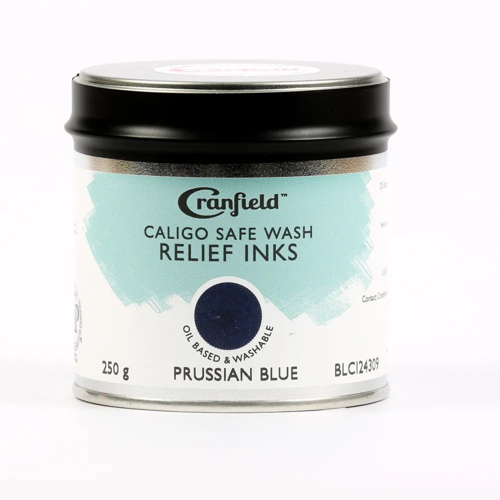 Tusz Caligo Safe Wash Relief - Cranfield - Ultramarine 250 g > Techniki Graficzne