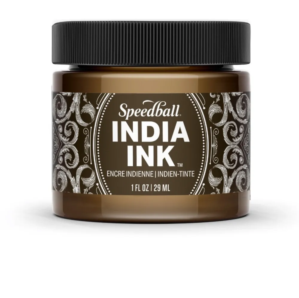 Speedball Tusz do kaligrafii India Ink - - Sepia 29 ml