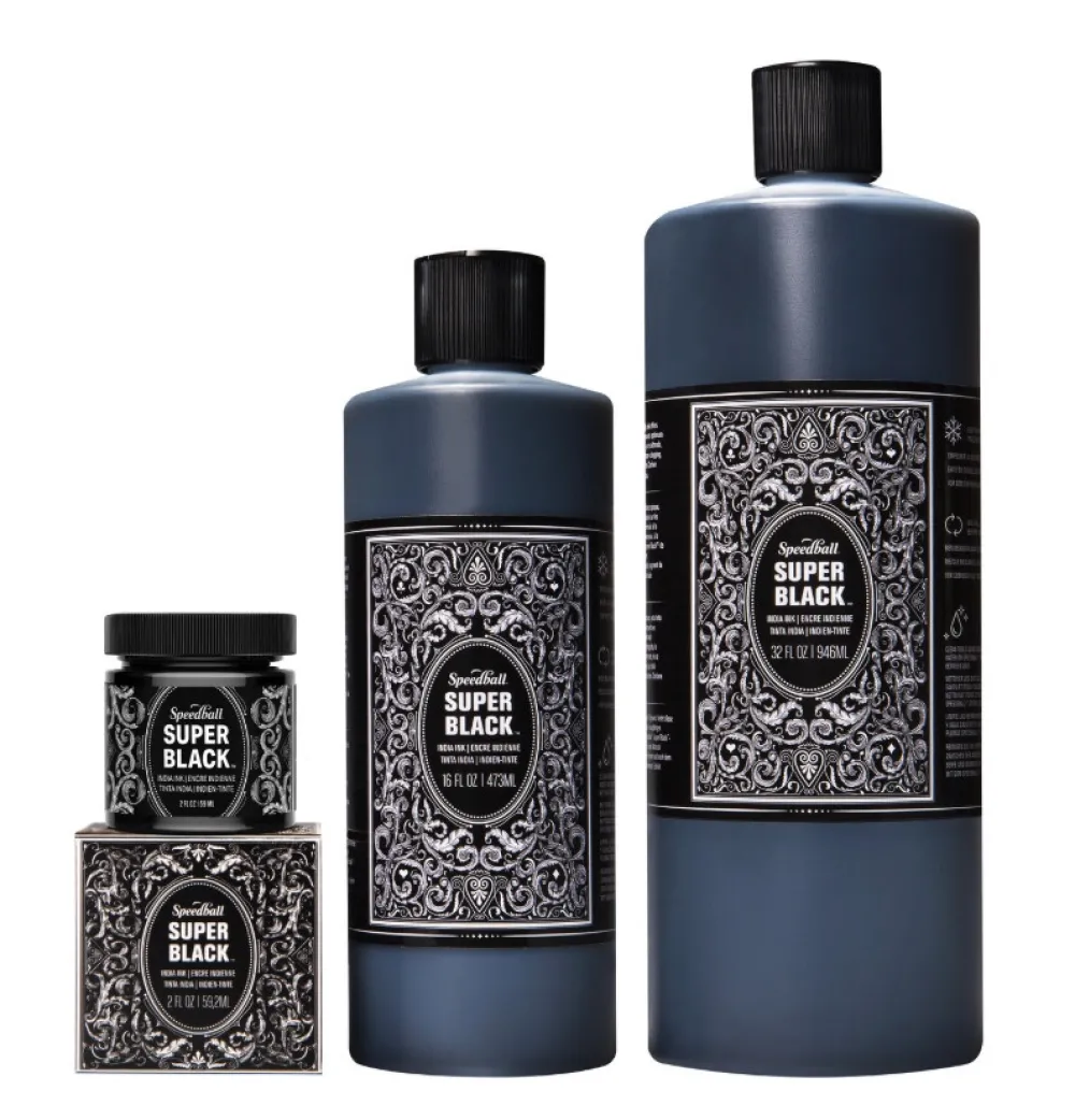 Speedball Tusz do kaligrafii India Ink - - Super Black 59 ml > Tusze Do Kaligrafii