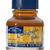 Winsor & Newton Tusz do kaligrafii - - yellow ochre, 30 ml