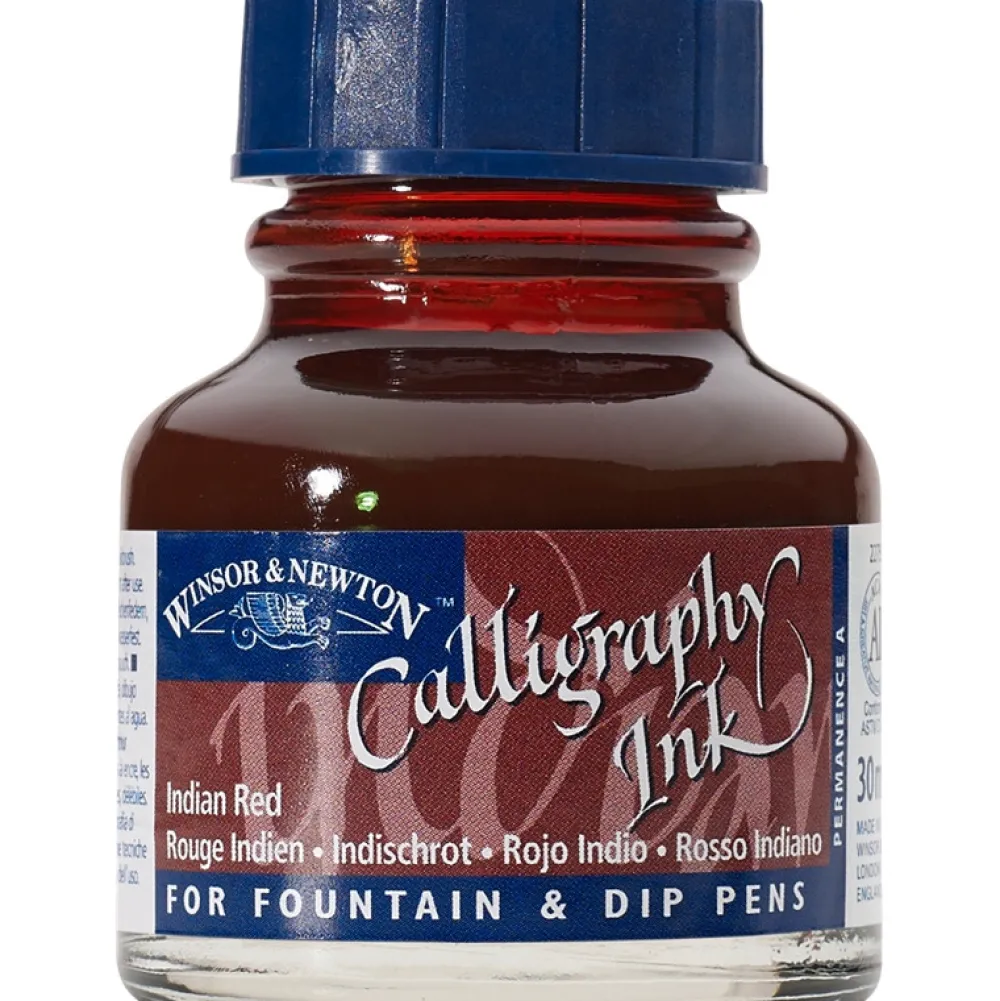 Winsor & Newton Tusz do kaligrafii - - indian red, 30 ml